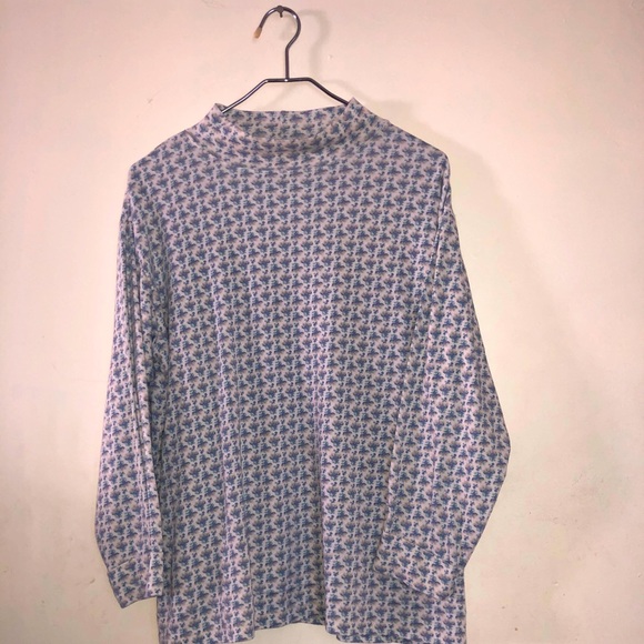Vintage Comfy L.L.Bean Faux Turtleneck - Picture 1 of 5